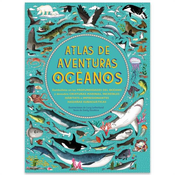 Libro Atlas de Aventuras Océanos - Flamboyant