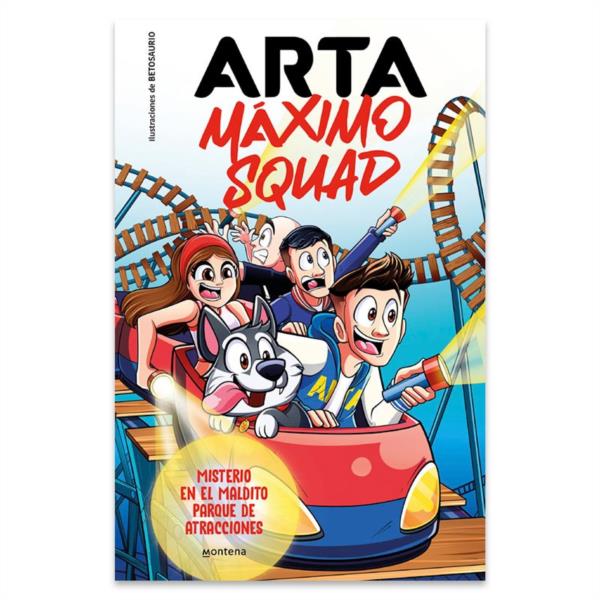 Libro Arta Máximo Squad 3 Misterio en el Maldito Parque de Atracciones