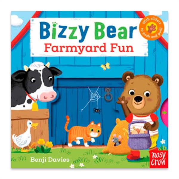 BIZZY BEAR: FARMYARD FUN OSITO TITO GRANJA EN INGLES LIBRO SOLAPAS BEBES