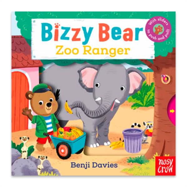 BIZZY BEAR: ZOO RANGER FUN OSITO TITO ZOO EN INGLES LIBRO SOLAPAS BEBES