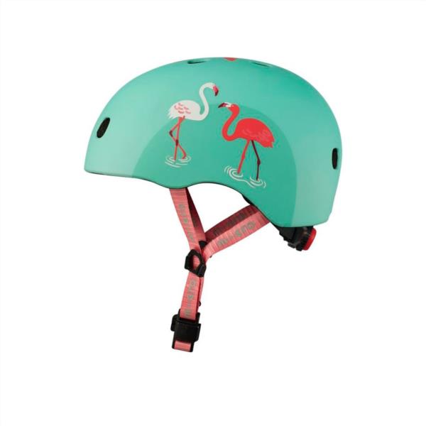 casco infantil flamencos micro calidad seguridad proteccion niños patinete bicicleta patines