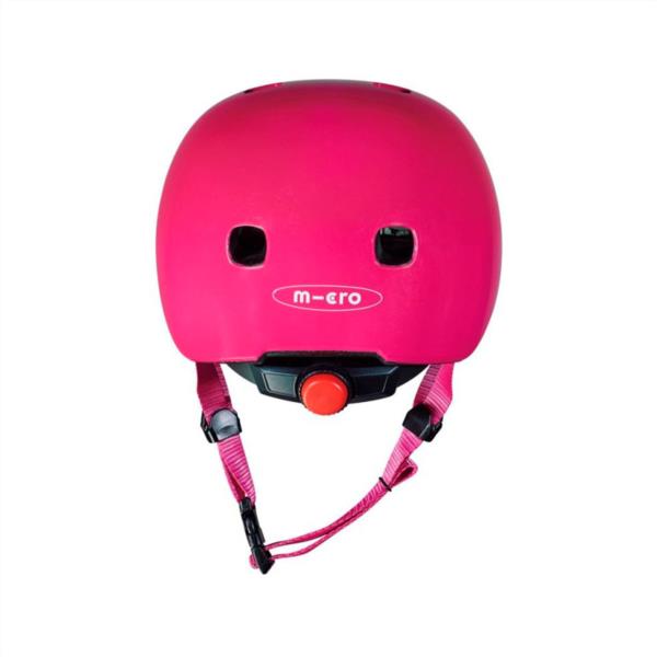 casco infantil rosa frambuesa micro calidad seguridad proteccion niños patinete bicicleta patines