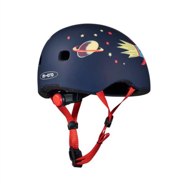 casco infantil cohete azul micro calidad seguridad proteccion niños patinete bicicleta patines
