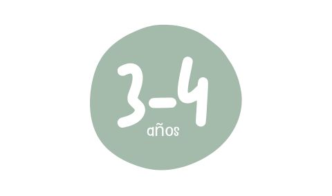 De 3 a 4 años