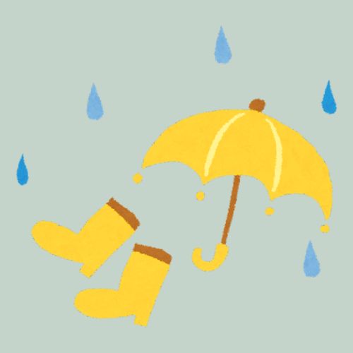 Listos para la lluvia ☔