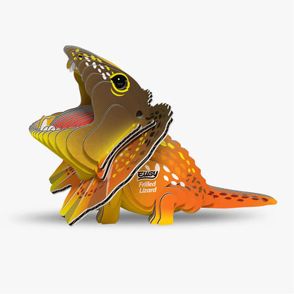 Puzzle 3D Lagarto Con Volantes Eugy Dodoland
