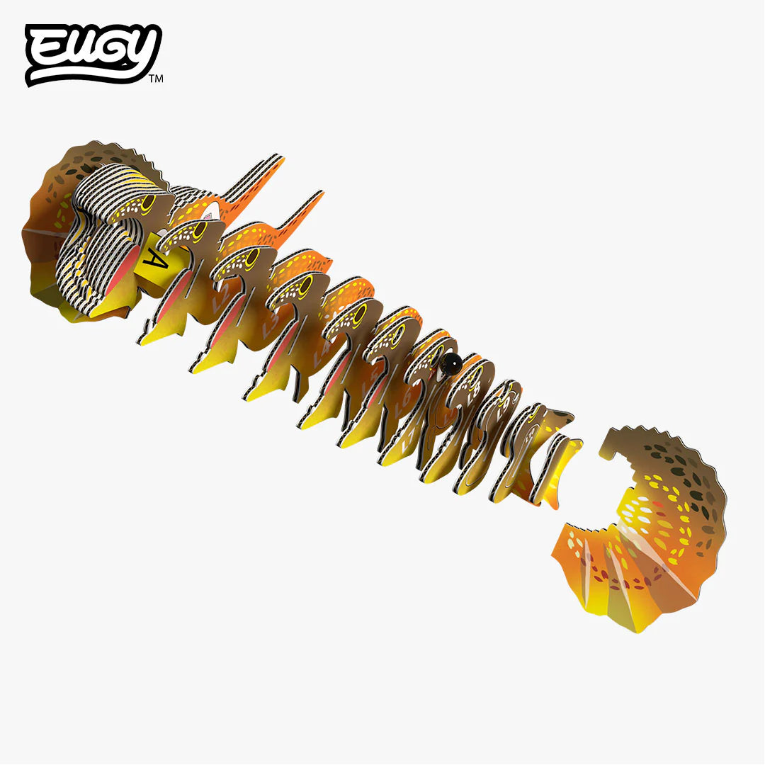 Puzzle 3D Lagarto Con Volantes Eugy Dodoland