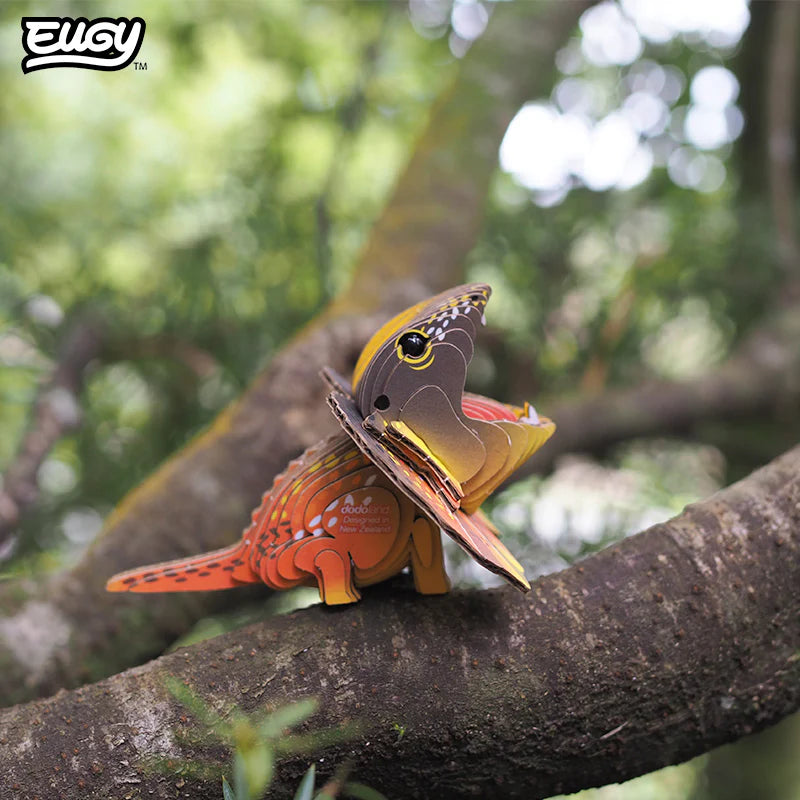 Puzzle 3D Lagarto Con Volantes Eugy Dodoland