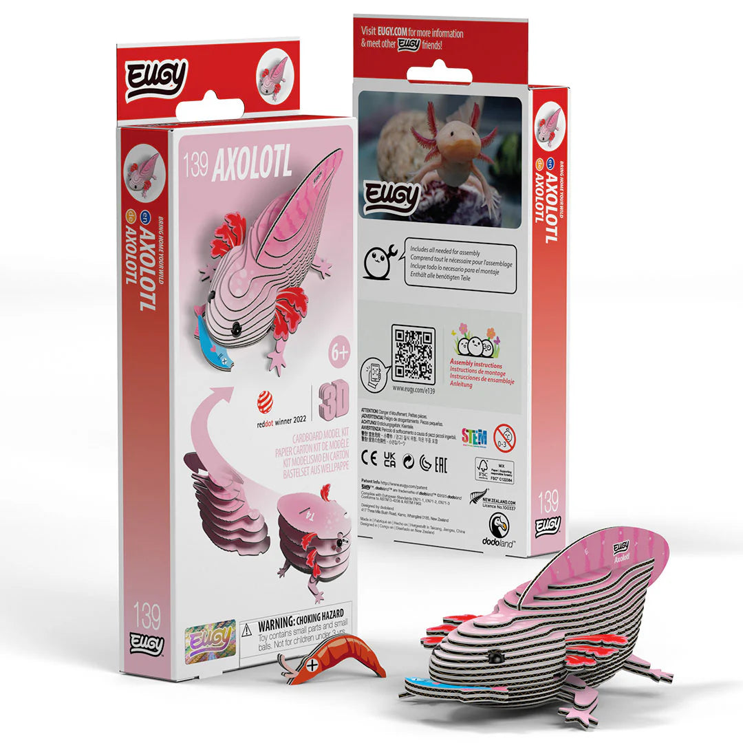 Puzzle 3D Ajolote Eugy Dodoland