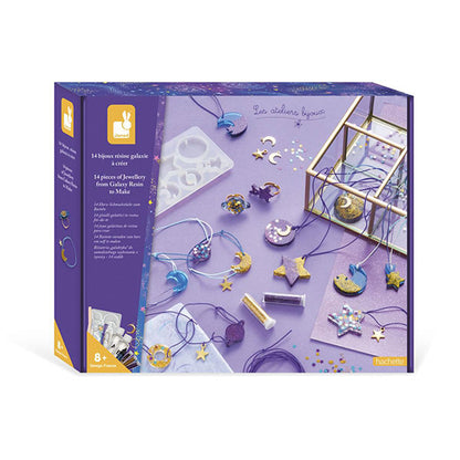 Crea 14 Joyas Galácticas De Resina Janod