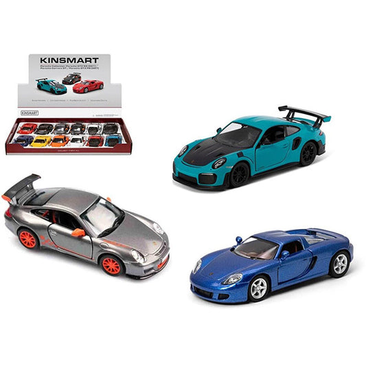 Porsche Collection GT2 GT3 Coche Juguete Pullback