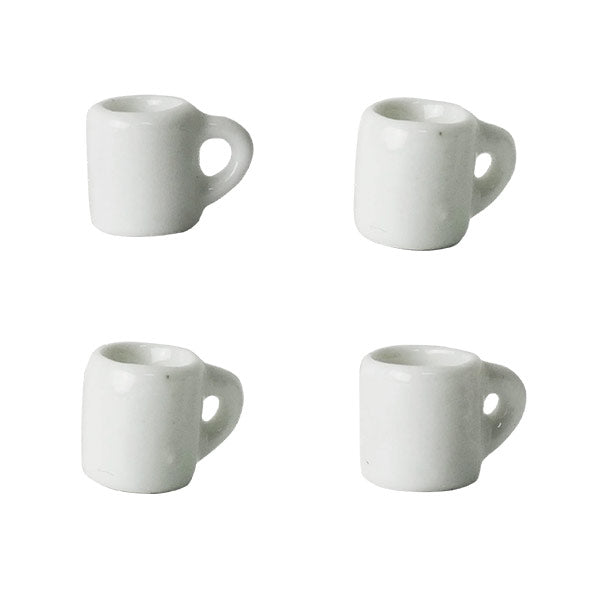 Tazas Porcelana x4 Miniatura Casa de los Ratones Minis