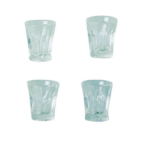 Vasos Agua x4 Miniatura Casa de los Ratones Minis