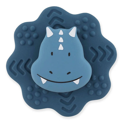 Spinner Mordedor De Silicona Con Ventosa Triceratops Trixie