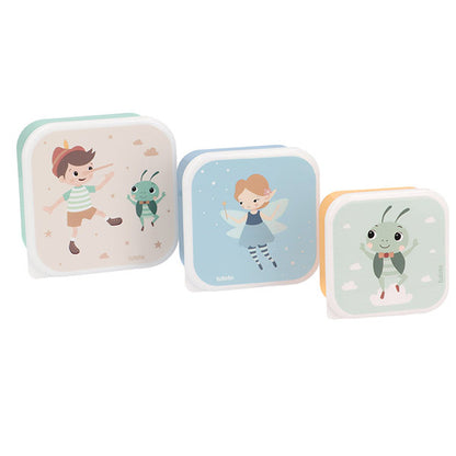 3 Cajas Almuerzo The Wooden Boy Tutete