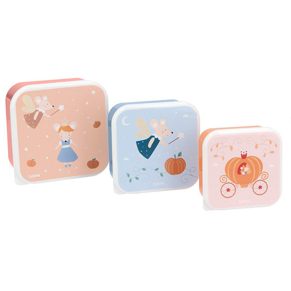 3 Cajas Almuerzo Mouse Fairies Tutete