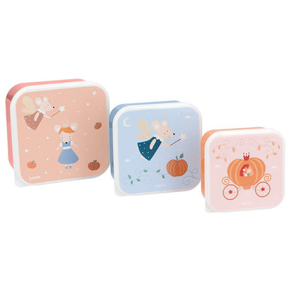 3 Cajas Almuerzo Mouse Fairies Tutete