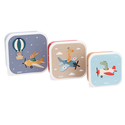 3 Cajas Almuerzo Planes Tutete