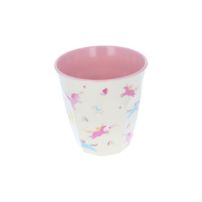 Vaso Infantil Grande Melamina Unicornios