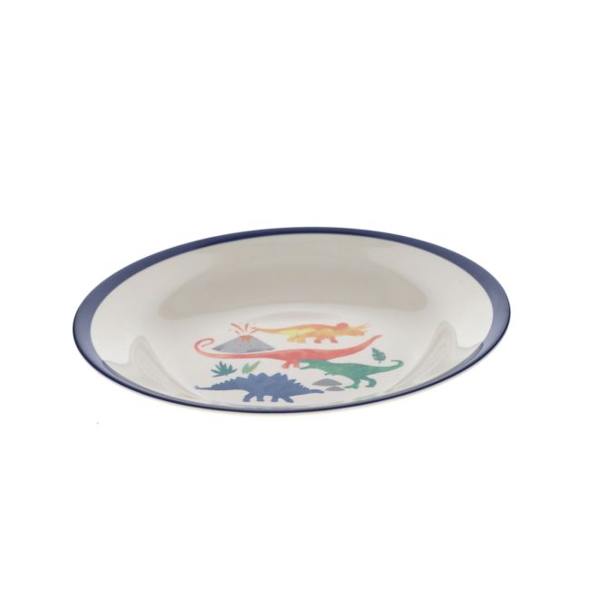 Plato Infantil Hondo Melamina Dinosaurios