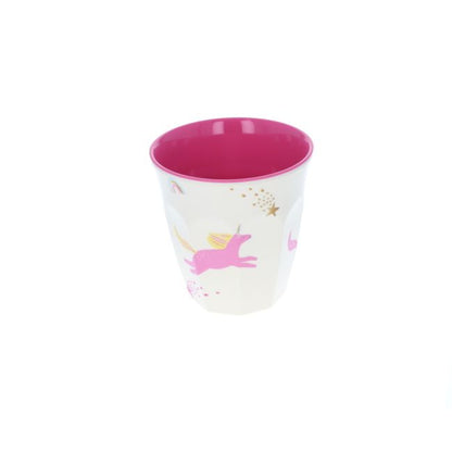 Vaso Infantil Pequeño Melamina Unicornios