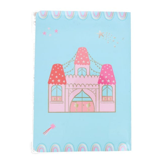 Libreta Líneas Decoración Líquida Princesas