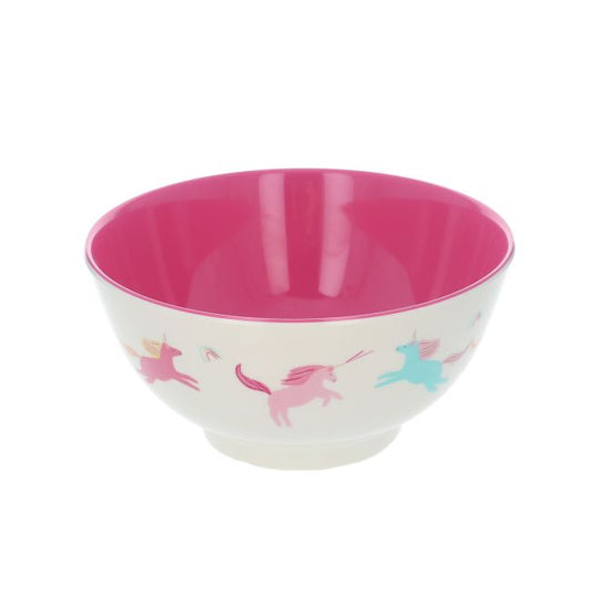 Cuenco Bol Infantil Melamina Unicornios