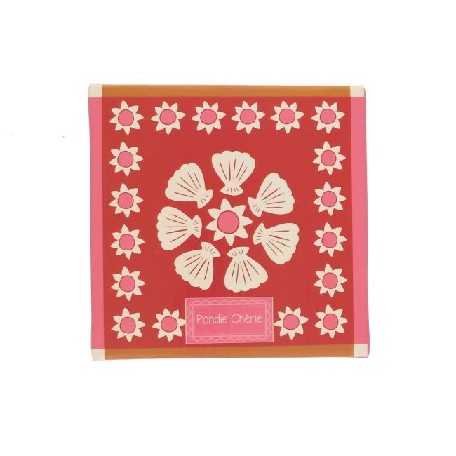 Pendientes Flores Rojas
