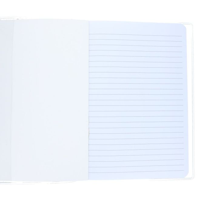 Libreta Líneas Decoración Líquida Flores Rojas