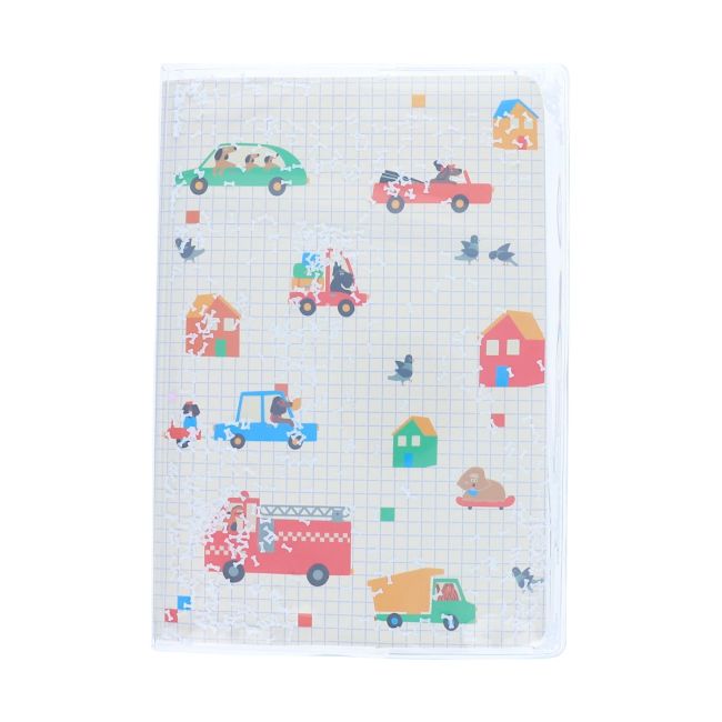 Libreta Líneas Decoración Líquida Vehículos y Perros Croquette