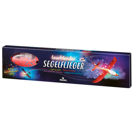 Avión Planeador Con Luz Led