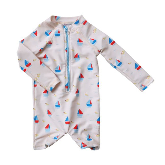 Mono Baño Protección Solar Barcos Petit Matelot 9-12 Meses