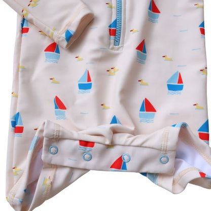 Mono Baño Protección Solar Barcos Petit Matelot 9-12 Meses