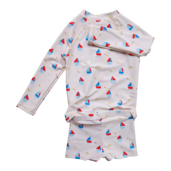 Conjunto Baño Protección UV Barcos Petit Matelot 3-4 Años