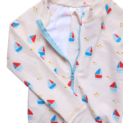 Conjunto Baño Protección UV Barcos Petit Matelot 3-4 Años