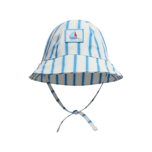 Gorro Sol Para Bebés 6-12 Meses Barcos Petit Matelot