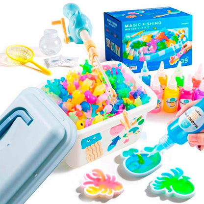 Jarmelo Juego de Pesca Hacer Figuras Jelly 3D