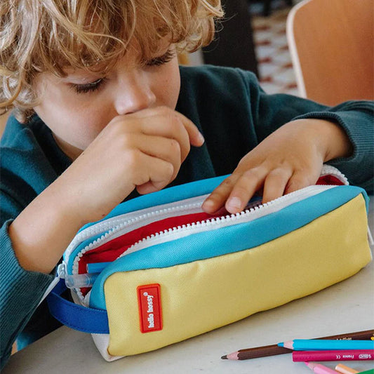 Estuche Escolar Doble Hello Hossy Mini Sky Pop