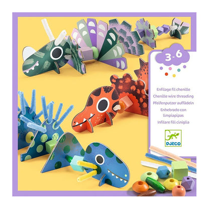 Ensartes Dinosaurios Terribles Djeco