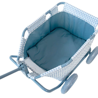 Carrito para Juguetes Vichy Blue Monnëka