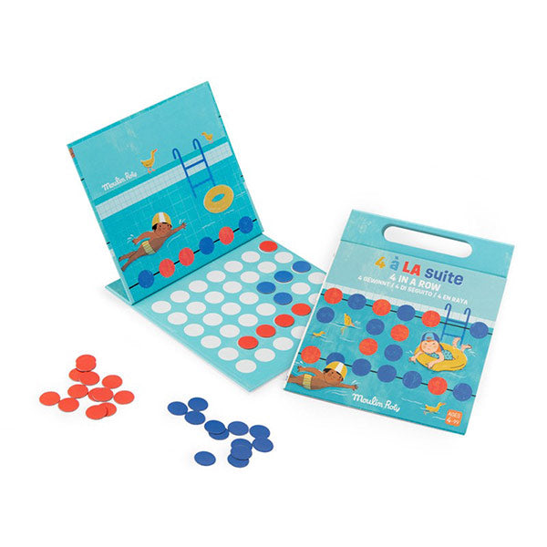 4 en Raya Juego Magnético Moulin Roty