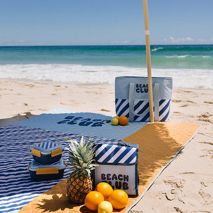 Manta Picnic Playa Rayas Azules Monneka