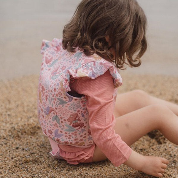 Chaleco Flotador Sirenas 2-3 Años Little Dutch