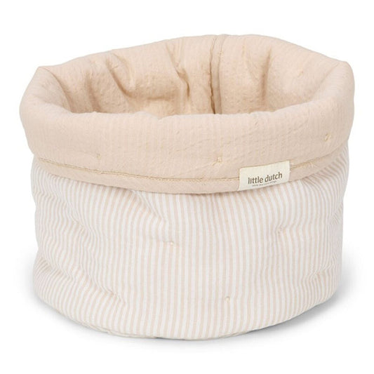 Cesta Pequeña Beige Suave Little Dutch