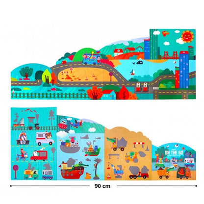 Libro Pegatinas Reutilizables On The Go Jarmelo
