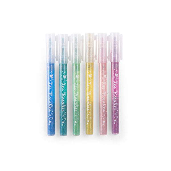 6 Rotuladores Purpurina Rosalies Moulin Roty