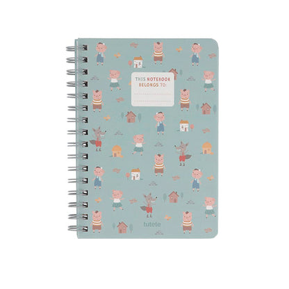 Libreta Escolar The Three Little Pigs Tutete