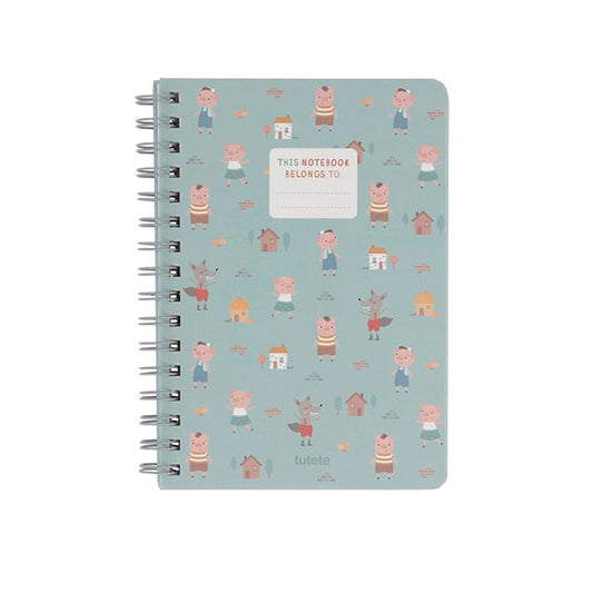 Libreta Escolar The Three Little Pigs Tutete