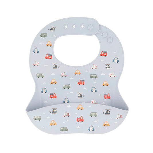 Babero Silicona City Cars Tutete