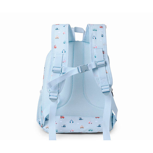 Mochila Mediana City Cars Con Llavero Tutete